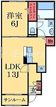 千葉県茂原市大芝（賃貸アパート1LDK・1階・50.01㎡） その2