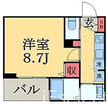 千葉県千葉市中央区末広４丁目（賃貸マンション1K・1階・25.87㎡） その2