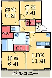 間取図画像 3LDK