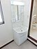 洗面：忙しい朝に活躍する独立洗面台です