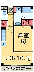 アバンツアーレG・M 1LDKの間取図画像