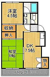 コーポ三好 パート2 4階/-