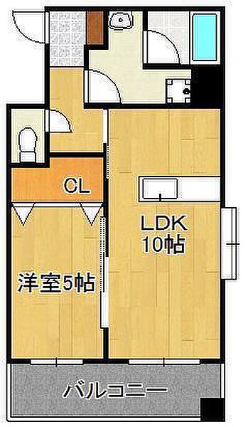 ラフィーネ金田 ｜福岡県北九州市小倉北区金田2丁目(賃貸マンション1LDK・7階・36.77㎡)の写真 その2