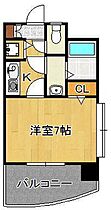 福岡県北九州市小倉北区下到津1丁目（賃貸マンション1K・9階・21.48㎡） その2