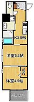 ラ・フェリス下到津  ｜ 福岡県北九州市小倉北区下到津2丁目（賃貸マンション2K・5階・32.01㎡） その2