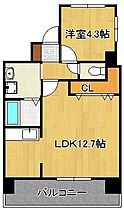 到津エイトフラッグ  ｜ 福岡県北九州市小倉北区上到津4丁目（賃貸マンション1LDK・2階・39.90㎡） その2