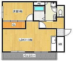 田町ビル  ｜ 福岡県北九州市小倉北区田町（賃貸マンション1LDK・7階・50.89㎡） その2