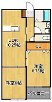 R’s Residence愛宕  ｜ 福岡県北九州市小倉北区愛宕2丁目（賃貸アパート2LDK・2階・50.92㎡） その2