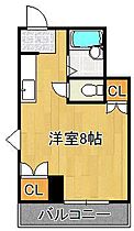 K-2西小倉ビル  ｜ 福岡県北九州市小倉北区大門2丁目（賃貸マンション1R・9階・20.28㎡） その2