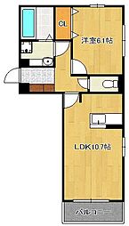 間取図画像 1LDK