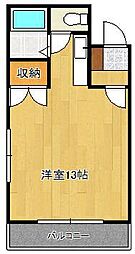 シティハイツ木町 ワンルームの間取図画像