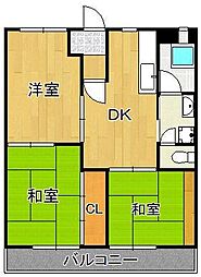 富田ハイツ 6階/-