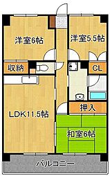 アブニール篠崎第二ビル 4階/-