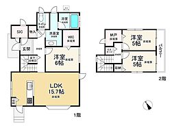 JR鹿児島本線 福間駅 徒歩16分 3LDKの間取り
