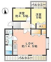 コーポジンナカ  ｜ 愛知県豊田市陣中町1丁目（賃貸マンション2LDK・2階・55.14㎡） その2