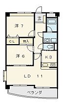 クレジュール東山  ｜ 愛知県みよし市打越町三本松（賃貸マンション2LDK・2階・57.67㎡） その2