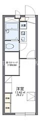 レオパレスＢＬＵＥ　ＴＲＥＥ 2階1Kの間取り