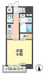 (仮称)豊田駅前新築ビル 1Kの間取図画像