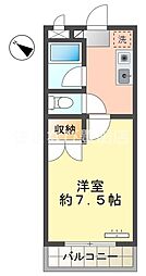 GB2 1Kの間取図画像