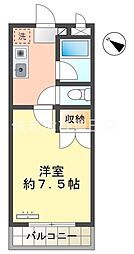 GB2 1Kの間取図画像