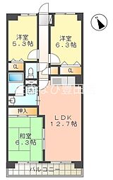 アヴニール小坂 3LDKの間取図画像