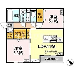 物件の間取り