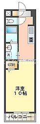 ソレアード小坂 1Kの間取図画像