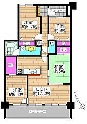 アトレ潮見が丘 4SLDKの間取図画像