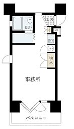 ナビハイツ四日市中部 1DKの間取図画像