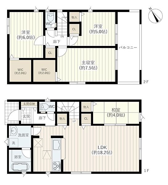 間取りを拡大表示