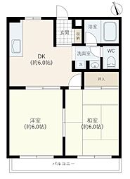 K2ハウスの間取図画像