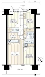 アルファステイツ白子駅 3LDKの間取図画像