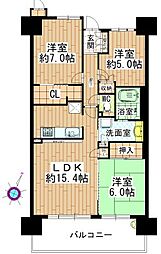 間取図画像 3LDK