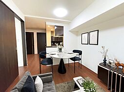 オープンレジデンシア名古屋栄 1SLDKのリビング/ダイニング