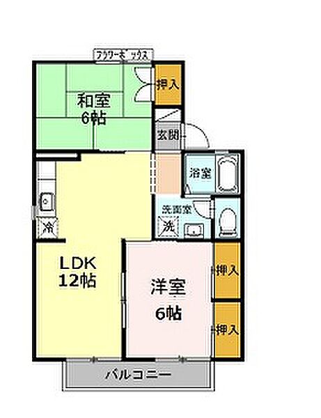 兵庫県高砂市伊保東1丁目(賃貸アパート2LDK・2階・52.03㎡)の写真 その2