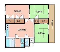 兵庫県明石市大久保町大窪（賃貸マンション3LDK・4階・61.37㎡） その2