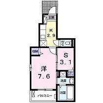 兵庫県加古川市加古川町粟津（賃貸アパート1K・1階・34.06㎡） その2