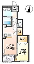 兵庫県姫路市網干区垣内東町（賃貸アパート1LDK・1階・42.15㎡） その2