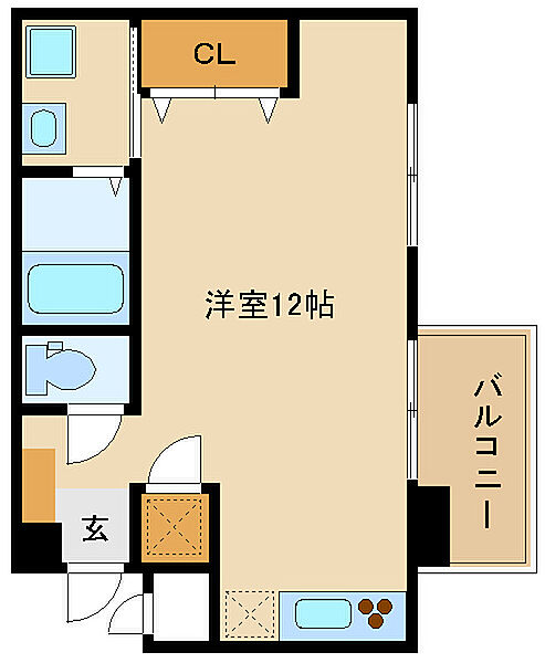 兵庫県姫路市南今宿(賃貸マンション1R・5階・29.83㎡)の写真 その2