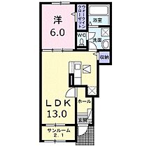 兵庫県姫路市御立中7丁目（賃貸アパート1LDK・1階・50.01㎡） その2