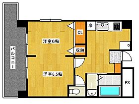 兵庫県神戸市灘区備後町2丁目（賃貸マンション2K・4階・38.29㎡） その2