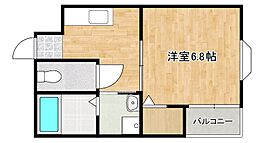 兵庫県神戸市東灘区深江南町1丁目（賃貸マンション1K・3階・25.50㎡） その2