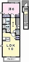 兵庫県揖保郡太子町糸井（賃貸アパート1LDK・2階・42.80㎡） その2