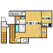 兵庫県加古郡播磨町宮北2丁目（賃貸アパート1K・2階・33.54㎡） その1