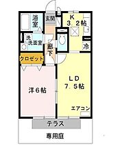 兵庫県たつの市龍野町富永（賃貸アパート1LDK・1階・40.29㎡） その2