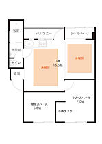 IDEAL NORTH 506号室 ｜ 石川県金沢市光が丘2丁目229-1（賃貸マンション1LDK・5階・46.93㎡） その2