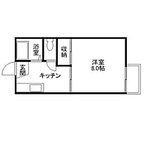 エントピア 203号室 ｜ 石川県金沢市四十万6丁目25番地（賃貸アパート1K・2階・24.92㎡） その2