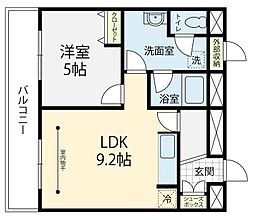 間取図画像 1LDK