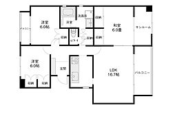 グランフォルム泉野 2階/204号室