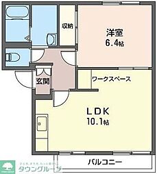 間取図画像 1LDK